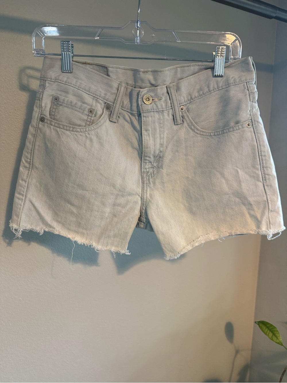 Levi’s 511 Cut-Off Denim Shorts W29 Light Wash